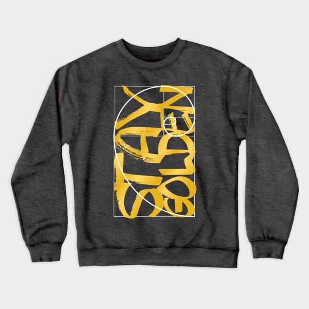 Stay Golden Crewneck Sweatshirt by ThreeHaresWares